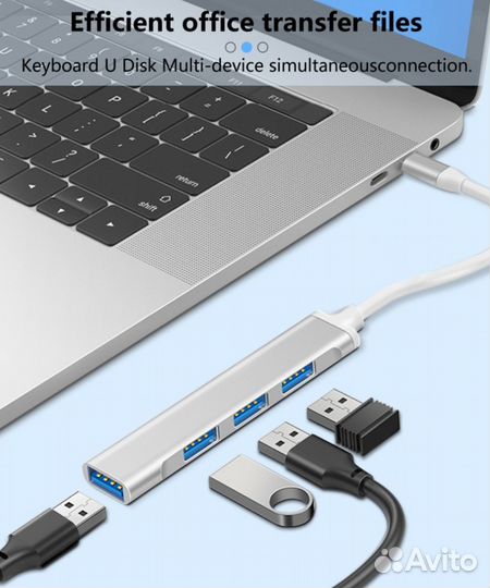 USB type C концентратор HUB