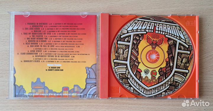 CD Golden Earring – Paradise In Distress mint russ