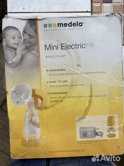 Молокоотсос электрический medela mini