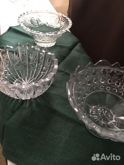Ваза хрустальная СССР
