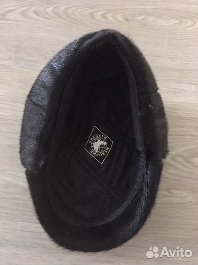 Меховая мужская кепка