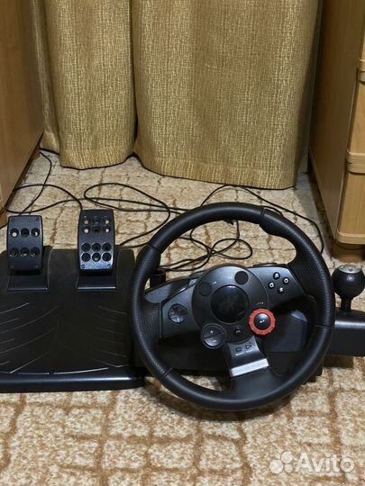 Руль logitech driving force gt