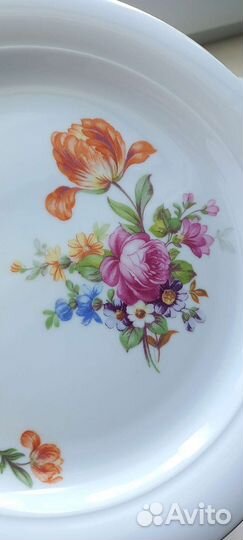 Тарелки 4шт Kahla Мейсенский букет