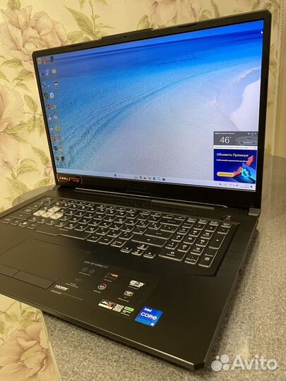 Новый Ноутбук asus TUF Gaming F17 FX706HF-HX014
