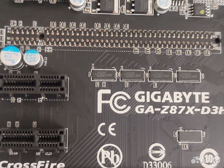 Материнская плата Gigabyte ga z87x d3h с нюансом