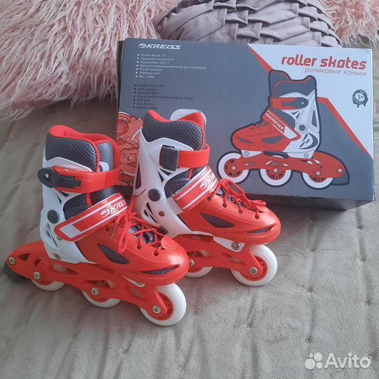 Новые ролики раздвижные р 27-30 Kreiss