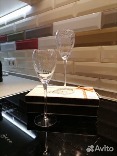 Бокалы для шампанского и вина 2 шт