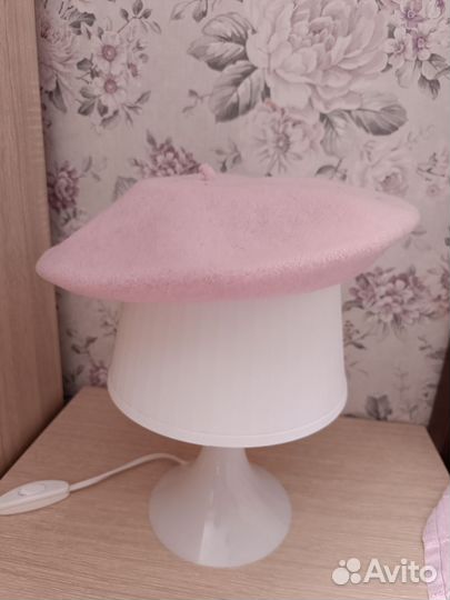 Берет женский беретка нежный розовый зефирный