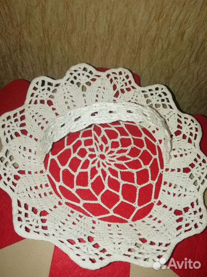 Салфетка-вазочка ручной работы СССР