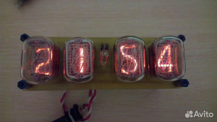 Часы на газоразрядных индикаторах ин-12А на микрок