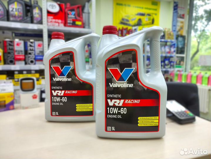 Масло моторное 10W60 valvoline VR1 Racing 5л