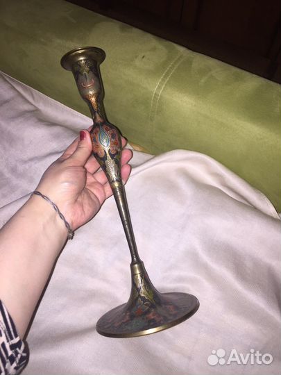 Старинный подсвечник из Индии