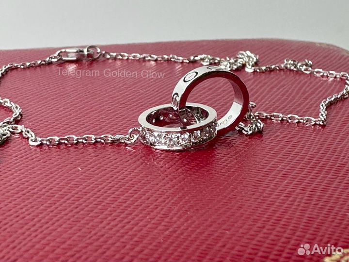 Колье Cartier love, золото 18 карат с бриллиантами