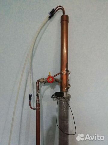 Ректификационная медная колонна 