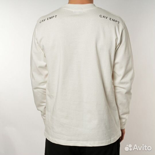 Лонгслив Cavempt The Internet Белый
