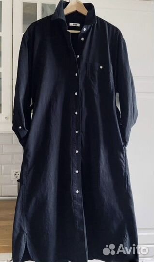Платье рубашка uniqlo XS