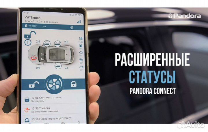 Pandora VX-4G сигнализация с GSM