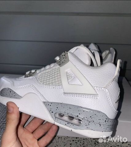 Nike air Jordan 4 Retro White Oreo