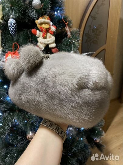 Шапка норковая женская