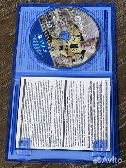Fifa 17 ps4 диск