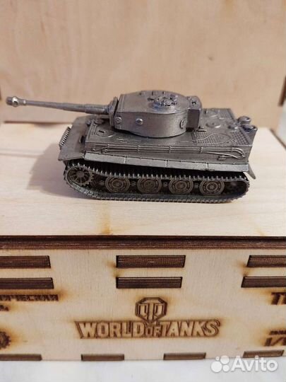 Модель танка Тигр I World of tanks масштаб 1/72