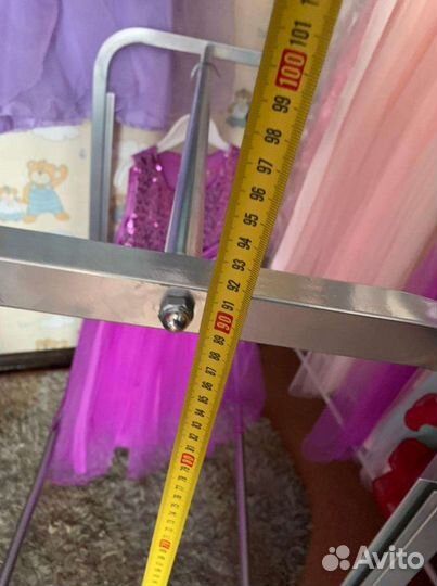 Вешалка стойка штанга для одежды