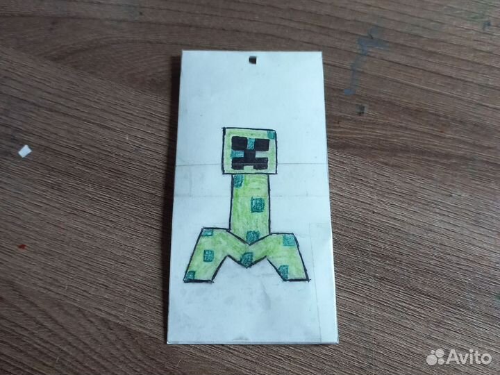 Брелок майнкрафт