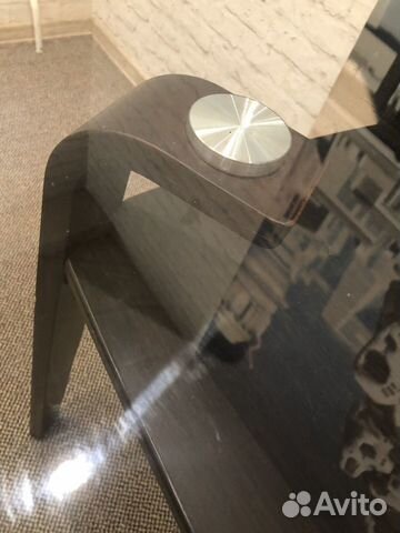 Кухонный стол стеклянный овальный