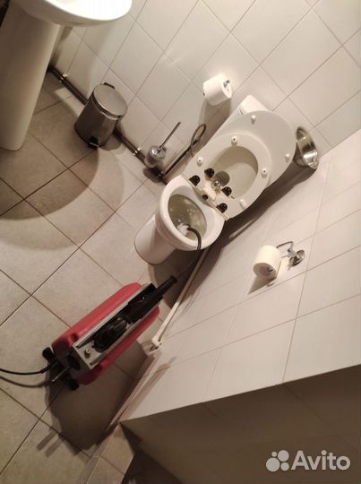 Устранение засоров Прочистка канализации