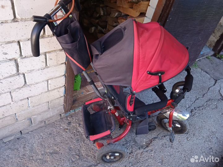 Детский велосипед бу с ручкой