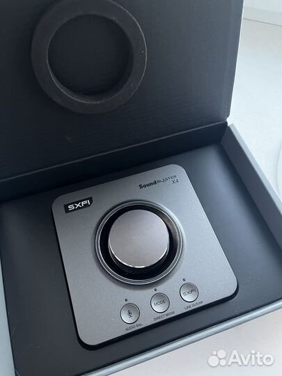 Внешняя звуковая карта creative sound blaster x4