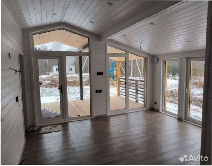 Деревянный дачный дом, зимний 110 м кв Артикул бф-6992