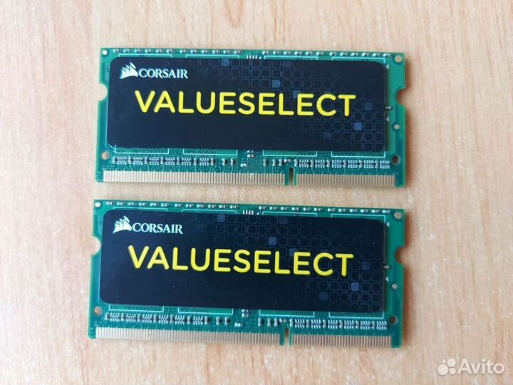 Память Corsair SO-dimm DDR3L 8Gb 1600Mhz