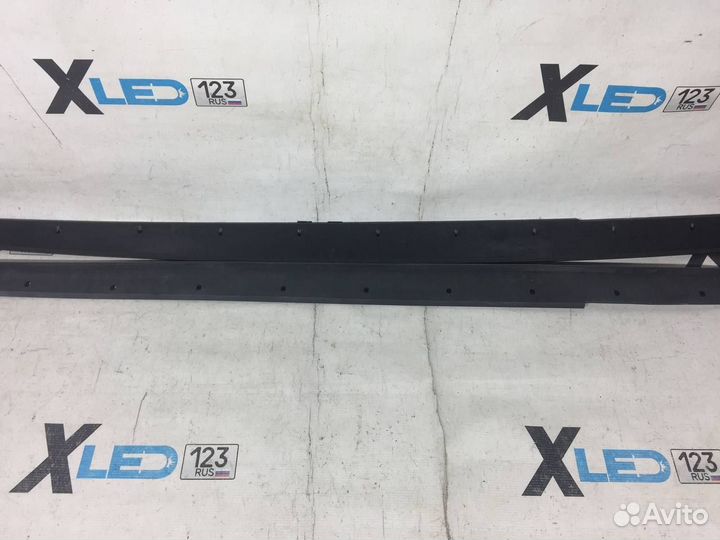 Лезвия на пороги BMW F30 M Performance матовые