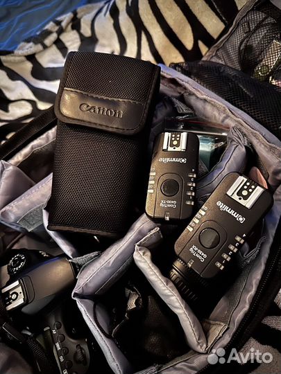 Вспышка + синхронизатор Canon