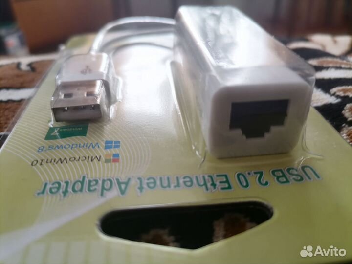 Сетевая карта переходник USB 2.0 - LAN Ethernet