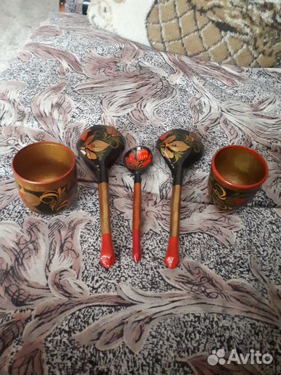 Деревянные ложки хохлома