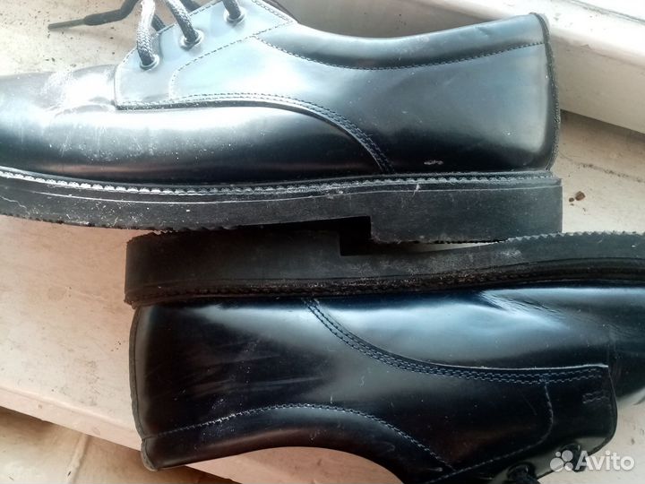 Кожаные ботинки унисеx