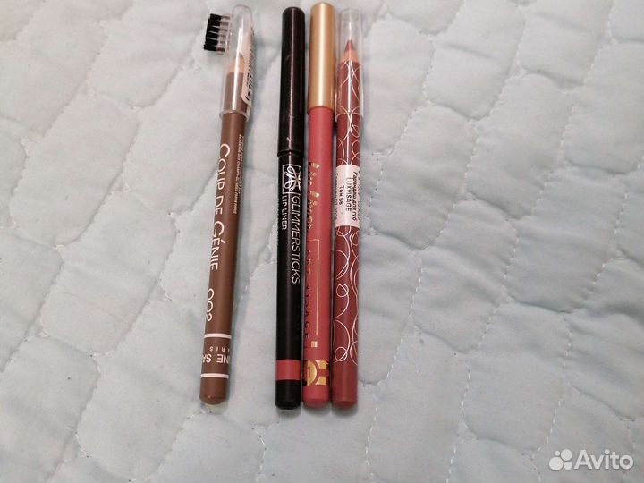 Карандаши для губ, бровей, лак д/ногт