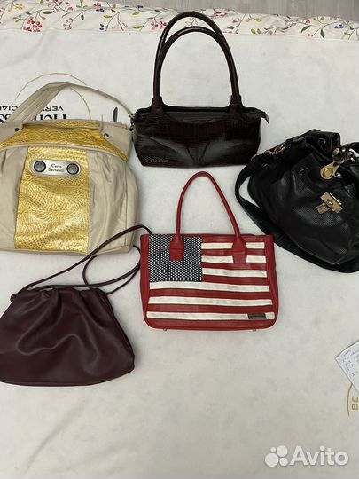 Сумка натуральная кожа ferre collezioni