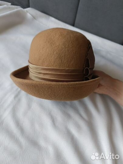 Шляпа новая фетровая женская