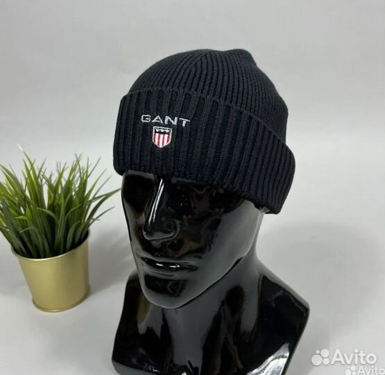 Шапка Gant черная