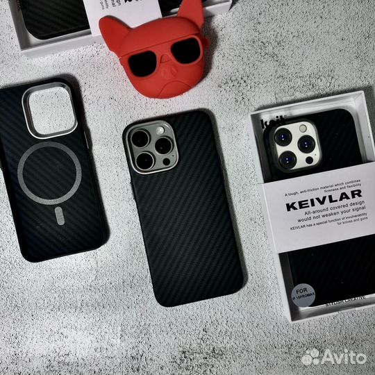 Чехол на iPhone 13 14 15 pro max карбон pitaka