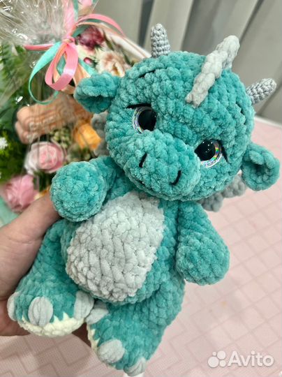 Вязаный дракончик