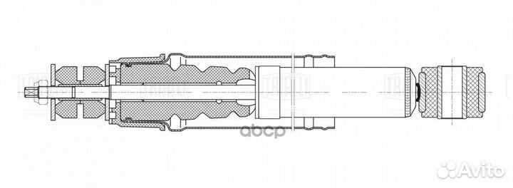 Амортизатор Renault Arkana (19) 4x2 задн. AG