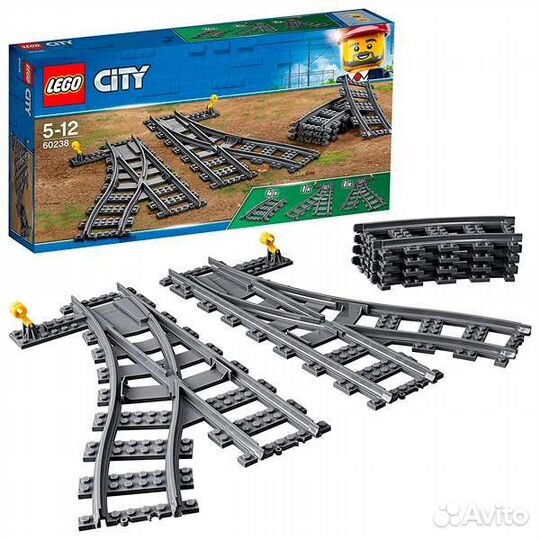 Lego City железная дорога 60238