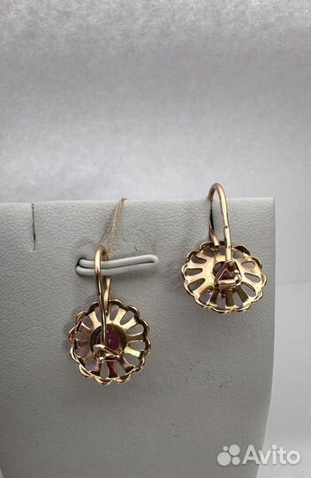 Золотые серьги СССР