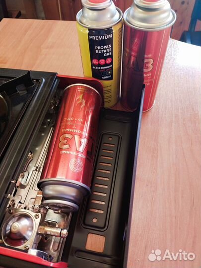 Плита газовая керамическая с переходником