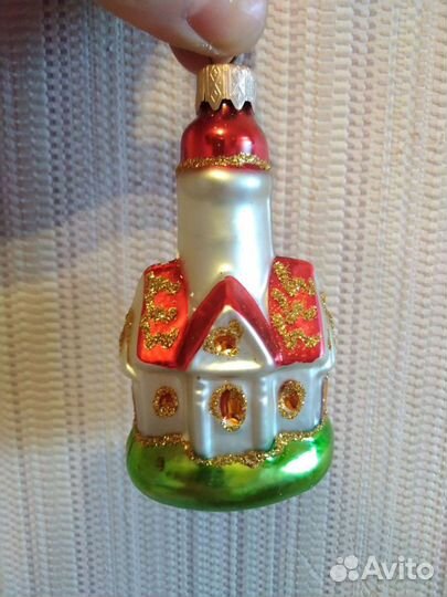 Игрушка на ёлку домик