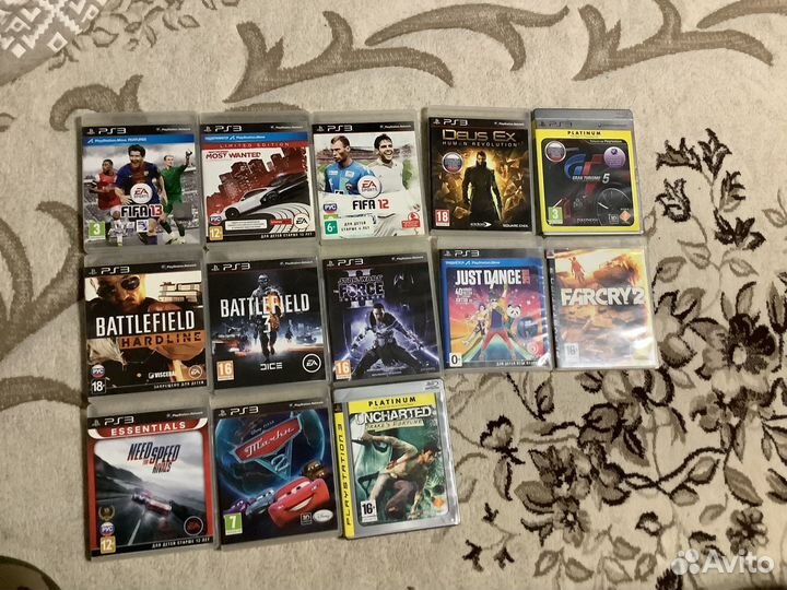 Диски на PlayStation3